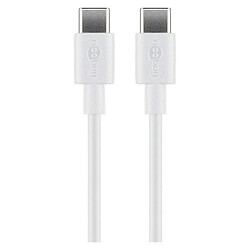 Cable USB-C 3.1 (Blanc) - 1 m