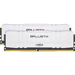 Ballistix Blanche - 2 x 8 Go (16 Go) - DDR4 3600 MHz - CL16