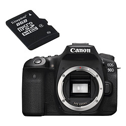 Canon EOS 90D + Kingston micro SD 8 Go