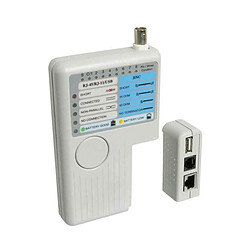 Testeur de câbles réseaux pour connexion ISDN / RJ11 / RJ45