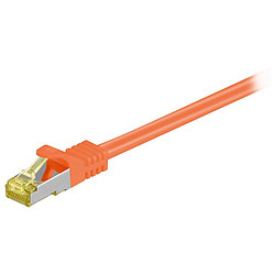 Cable RJ45 Cat 7 S/FTP (orange) - 1 m