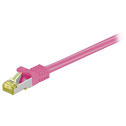 Cable RJ45 Cat 7 S/FTP (rose) - 1 m