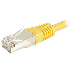 Cable RJ45 Cat 6a F/UTP (jaune) - 1 m