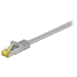 Cable RJ45 Cat 7 S/FTP (gris) - 0,25 m