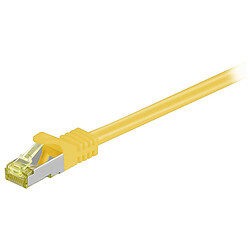 Cable RJ45 Cat 7 S/FTP (jaune) - 20 m