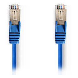 Cable RJ45 Cat 5e F/UTP (bleu) - 1 m