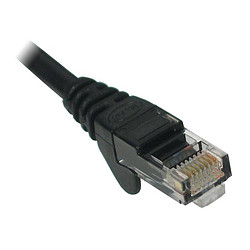 Cable RJ45 Cat 5e U/UTP (noir) - 3 m