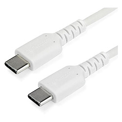 Cable USB-C vers USB-C (blanc) - 2 m