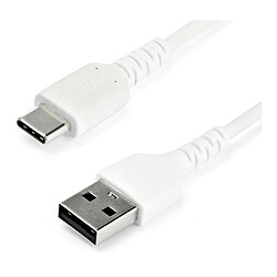 Cable USB-C vers USB-A 2.0 (blanc) - 1 m