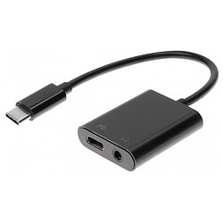 Adaptateur USB-C vers USB-C + Jack 3.5 mm