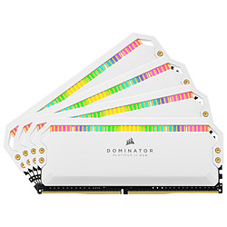 Corsair Dominator Platinum RGB White - 4 x 8 Go (32 Go) - DDR4 4000 MHz - CL19
