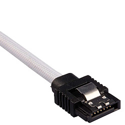 Corsair Câble SATA gainé Premium (blanc) - 60 cm