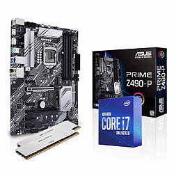 Intel i7 10700K - Asus Z490 - RAM 16Go 3000Mhz