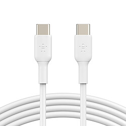 Câble USB-C vers USB-C (blanc) - 2 m
