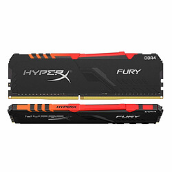 HyperX Fury RGB - 2 x 32 Go (64 Go) - DDR4 3200 MHz - CL16