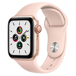 Apple Watch SE Aluminium (Or - Bracelet Sport Rose) - Cellular - 40 mm