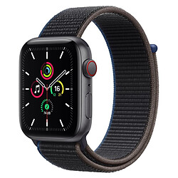 Apple Watch SE Aluminium (Gris sidéral - Bracelet Sport Charbon) - Cellular - 44 mm