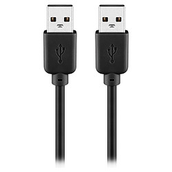 Câble USB 2.0 (A/A) Noir - 2 m 