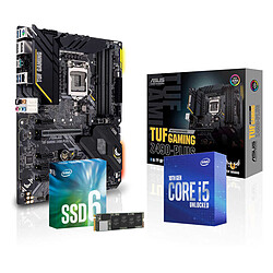Intel Core i5-10600K + ASUS TUF GAMING Z490-PLUS + SSD Intel 512 Go