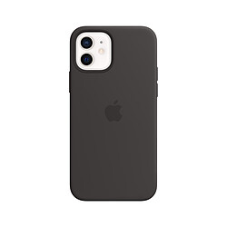 Apple Coque en silicone avec MagSafe pour iPhone 12 / 12 Pro - Noir