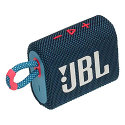 JBL GO 3 Bleu/Rose - Enceinte portable