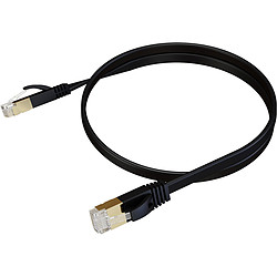 Real Cable E-NET 600-2, Cable RJ45 Cat 6a/UTP (noir) - 15 m