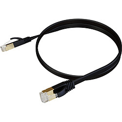 Real Cable E-NET 600-2 - Cable RJ45 Cat 6a UTP (noir) - 5 m