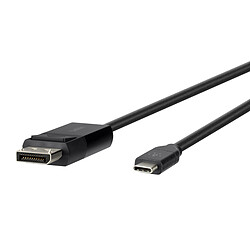 Belkin Câble USB-C vers DisplayPort compatible USB-C 3.1 et ThunderBolt 3 - 4K à 60Hz - 1.8 m  (noir)