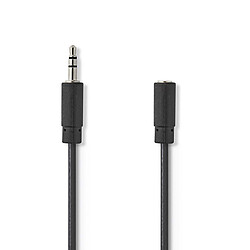 Nedis câble audio stéréo jack 3.5 mm M/F - 1 m