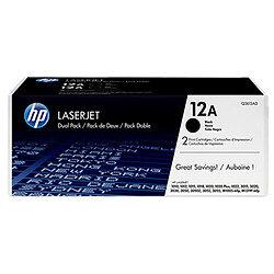HP 12A (Q2612AD) - Noir Dual Pack