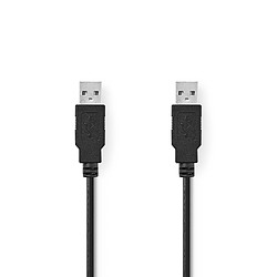 Nedis Câble USB-A / USB-A - 2 m