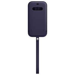 Apple Housse en cuir avec MagSafe pour iPhone 12 Pro Max - Violet profond