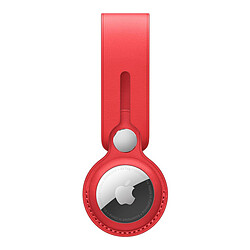 Apple Lanière en cuir AirTag - Rouge (PRODUCT)RED