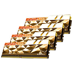G.Skill Trident Z Royal Elite Gold RGB - 4 x 16 Go (64 Go) - DDR4 3600 MHz - CL16