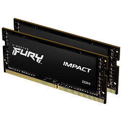 Kingston Fury Impact SO-DIMM - 2 x 16 Go (32 Go) - DDR4 2666 MHz - CL16
