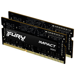 Kingston Fury Impact SO-DIMM - 2 x 4 Go (8 Go) - DDR3 1600 MHz - CL9
