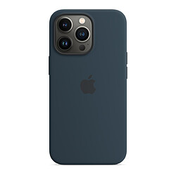 Apple Coque en silicone avec MagSafe pour iPhone 13 Pro - Bleu abysse