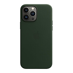 Apple Coque en cuir avec MagSafe pour iPhone 13 Pro Max - Vert séquoia