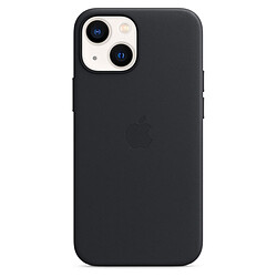 Apple Coque en cuir avec MagSafe pour iPhone 13 Mini - Midnight