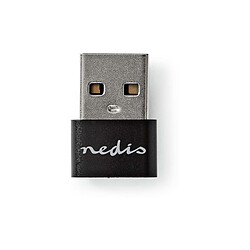 Nedis Adaptateur USB 2.0 USB-A vers USB-C - Noir