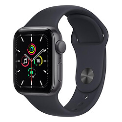 Apple Watch SE Aluminium (Gris sidéral - Bracelet Sport Minuit ) - GPS - 40 mm