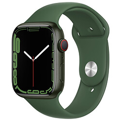 Apple Watch Series 7 Aluminium (Vert - Bracelet Sport Vert) - Cellular - 45 mm