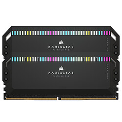 Corsair Dominator Platinum RGB Black - 2 x 16 Go (32 Go) - DDR5 6200 MHz - CL36