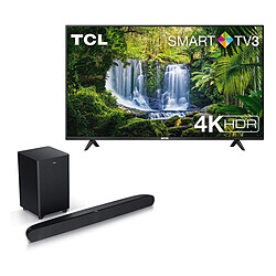 TCL 43P611 + TS6110  - TV 4K UHD HDR - 108 cm et Barre de son