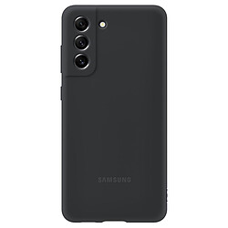Samsung Coque Silicone Gris Foncé - Galaxy S21 FE