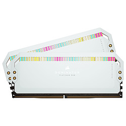 Corsair Dominator Platinum RGB White - 2 x 16 Go (32 Go) - DDR5 5600 MHz - CL36