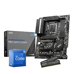 Intel Core i7 12700 - MSI Z690 D4 - RAM 32 Go DDR4