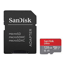 SanDisk Ultra Chromebook microSD UHS-I U1 128 Go + Adaptateur SD