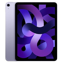 Apple iPad Air 2022 10,9 pouces Wi-Fi + Cellular - 256 Go - Mauve (5 ème génération)