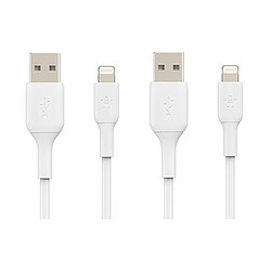 Belkin Boost Charge Pro Flex Câble silicone tressé USB-C vers USB-C (blanc)  - 3 m pas cher - HardWare.fr